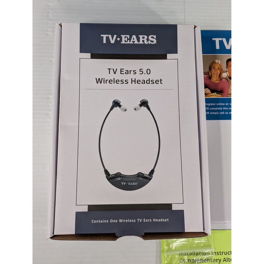 TV Ears 5.0 Digital Wireless Headset System Voice Clarifying 11741 Black - Picture 4 of 16